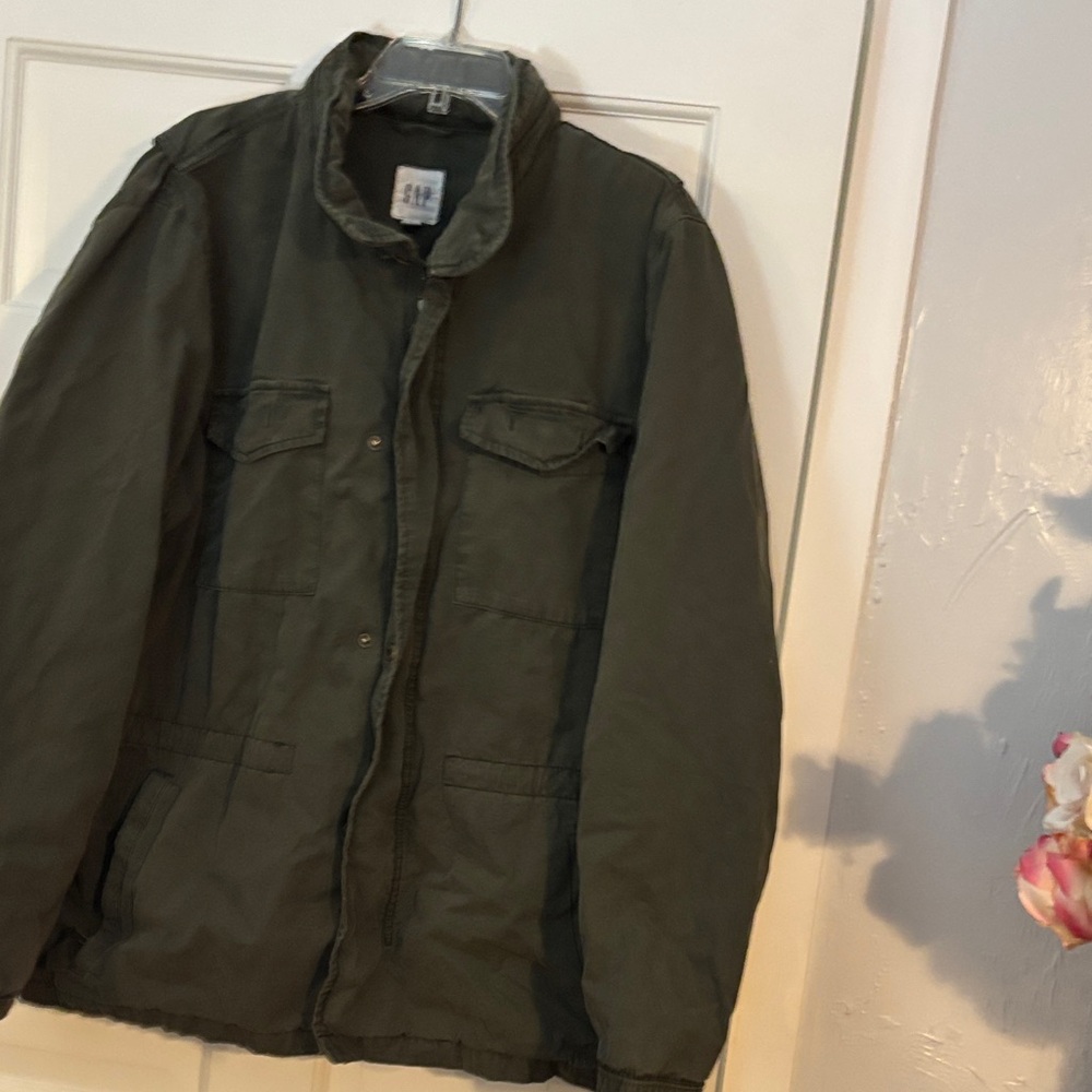 GAP Dark Olive Military Jacket